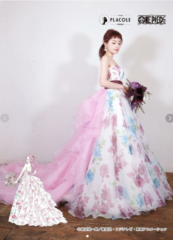 画像一覧 One Pieceナミやロビンたち 女子のウエディング姿が可愛すぎる あまディげブログ